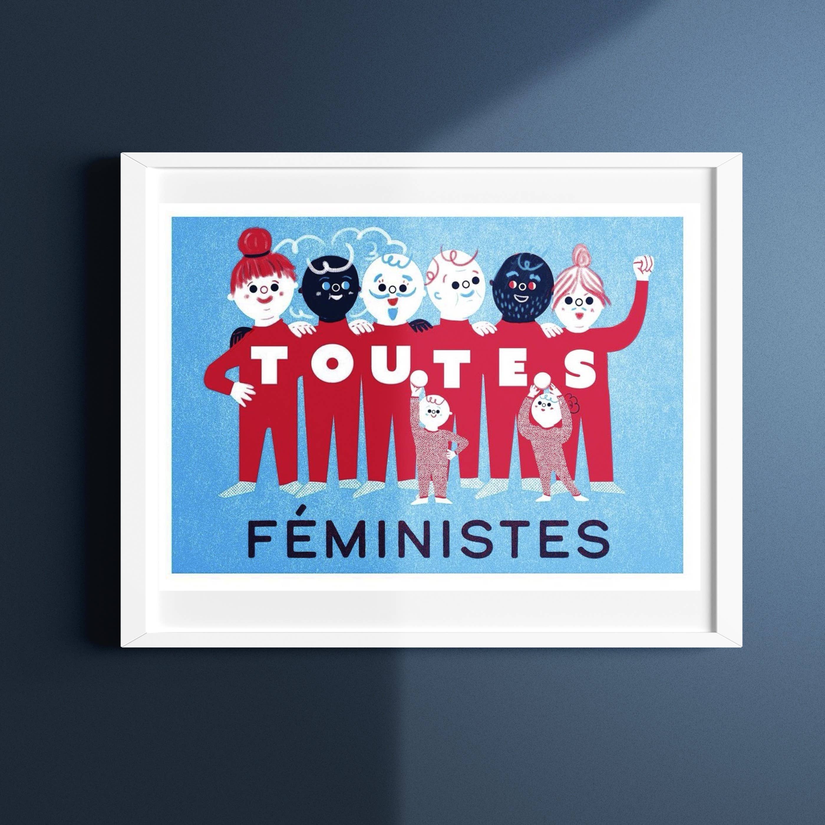 Bruxelles te salue fieu - Wholesale Art Print - All feminists