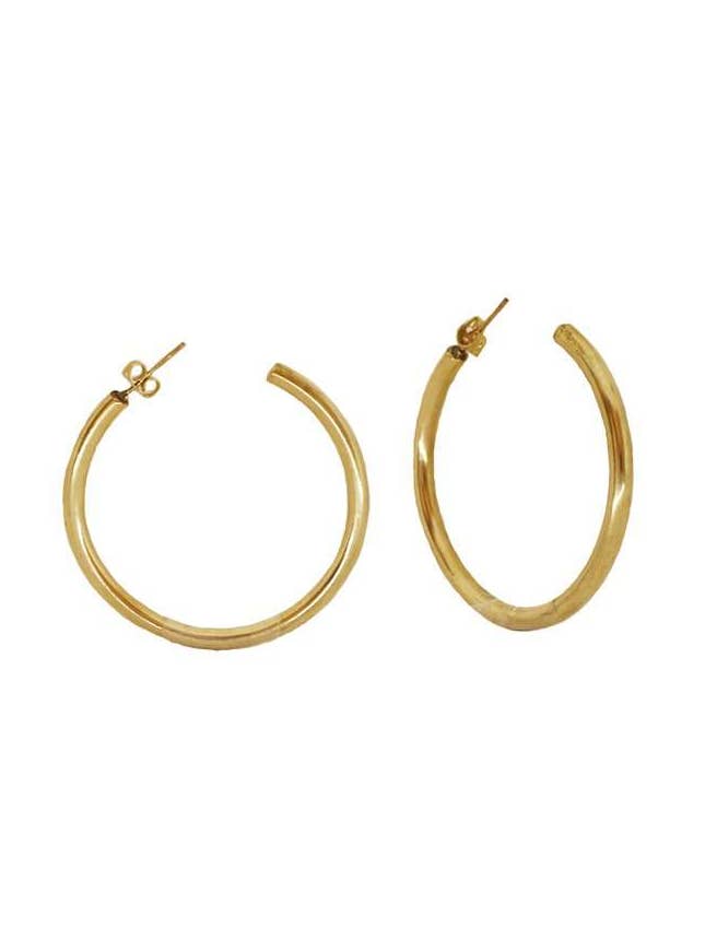 Basic Semi-Open Hoop Earrings for wholesale by Urbiana