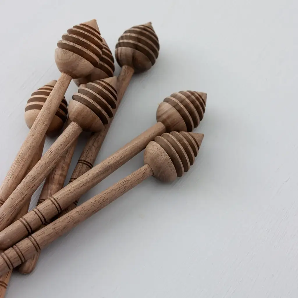 High crafty – wholesale Honey dipper – Orange Wood Honey Dipper – Handmade Moroccan Honey Drizzler 1