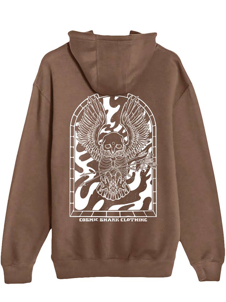 Hoodie Hibou pour la vente par Cosmic Shark Clothing