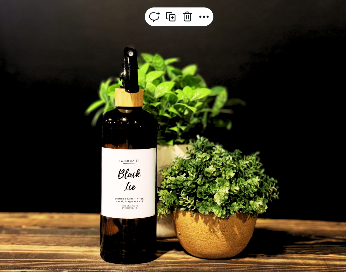 Ember Water - Vente Vaporisateurs d'ambiance et de linge - Black Ice Room + Spray pour linge3