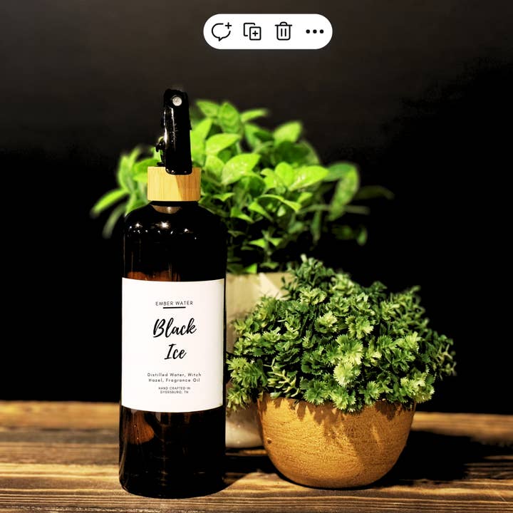 Ember Water - Vente Vaporisateurs d'ambiance et de linge - Black Ice Room + Spray pour linge3