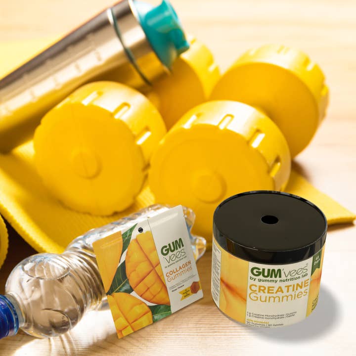 GUM'vees - Wholesale Oral Supplement/Vitamin - Creatine Gummies - 15 gummies per Bag - Case of 10 Bags5