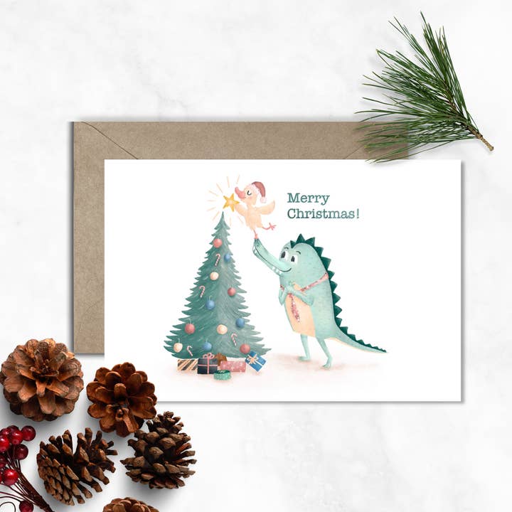 Fête : Alligator et canard pour la vente par Katie Stack Illustrates