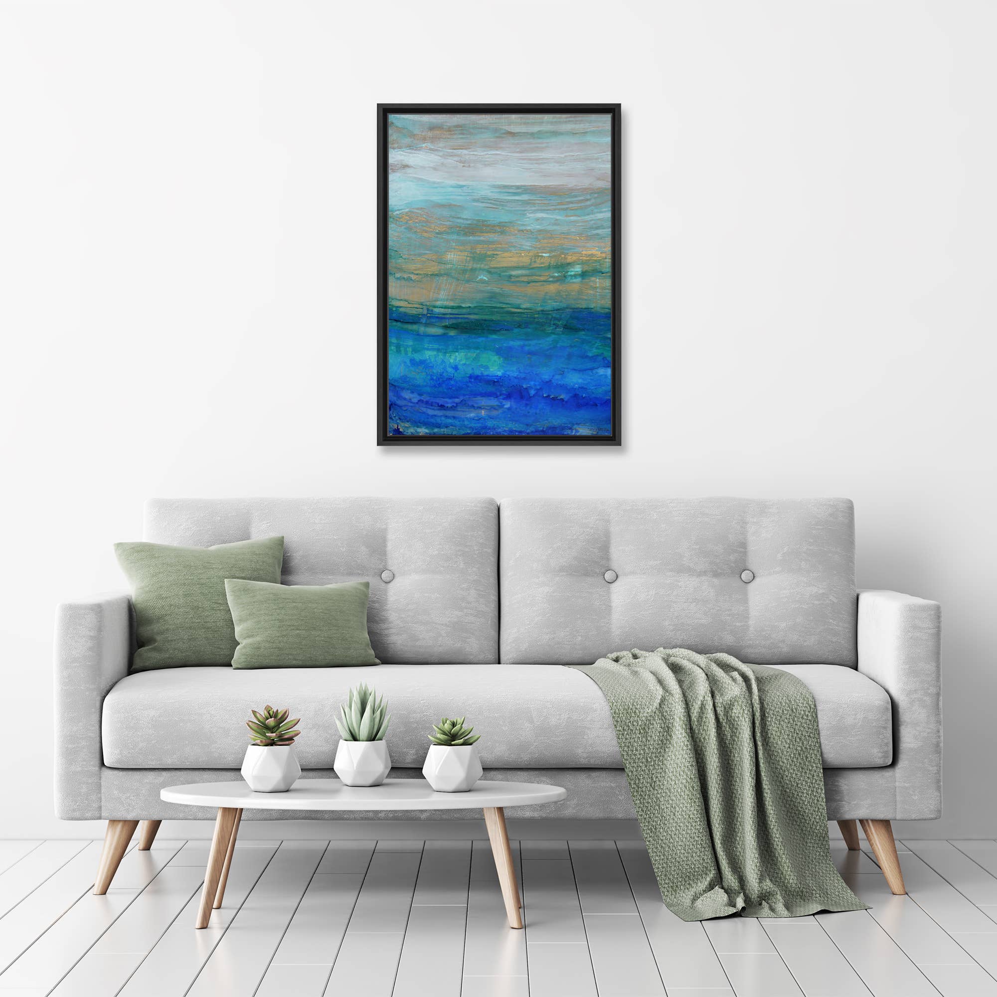 Ready2hangart, Inc. – wholesale Canvas art – Sea Spray II Framed Canvas Wall Art by Norman Wyatt Jr.1