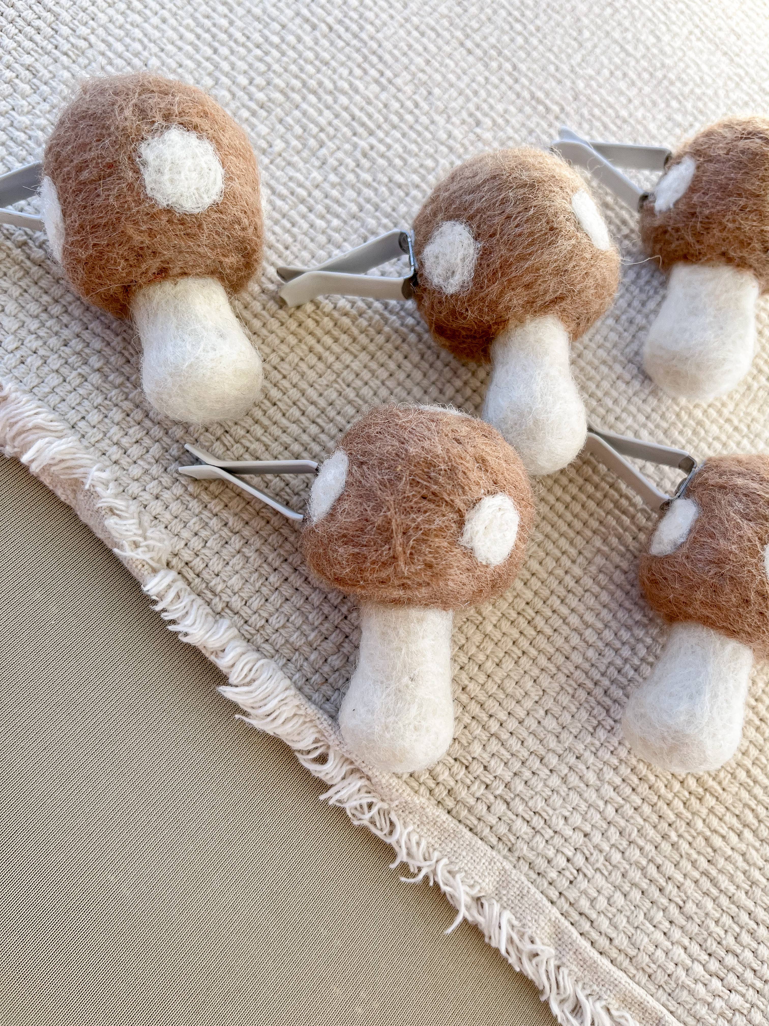 The Thrifty Handmade - Wholesale Car Freshener - Women's - Mushroom Car Vent Clip Felt Diffuser4