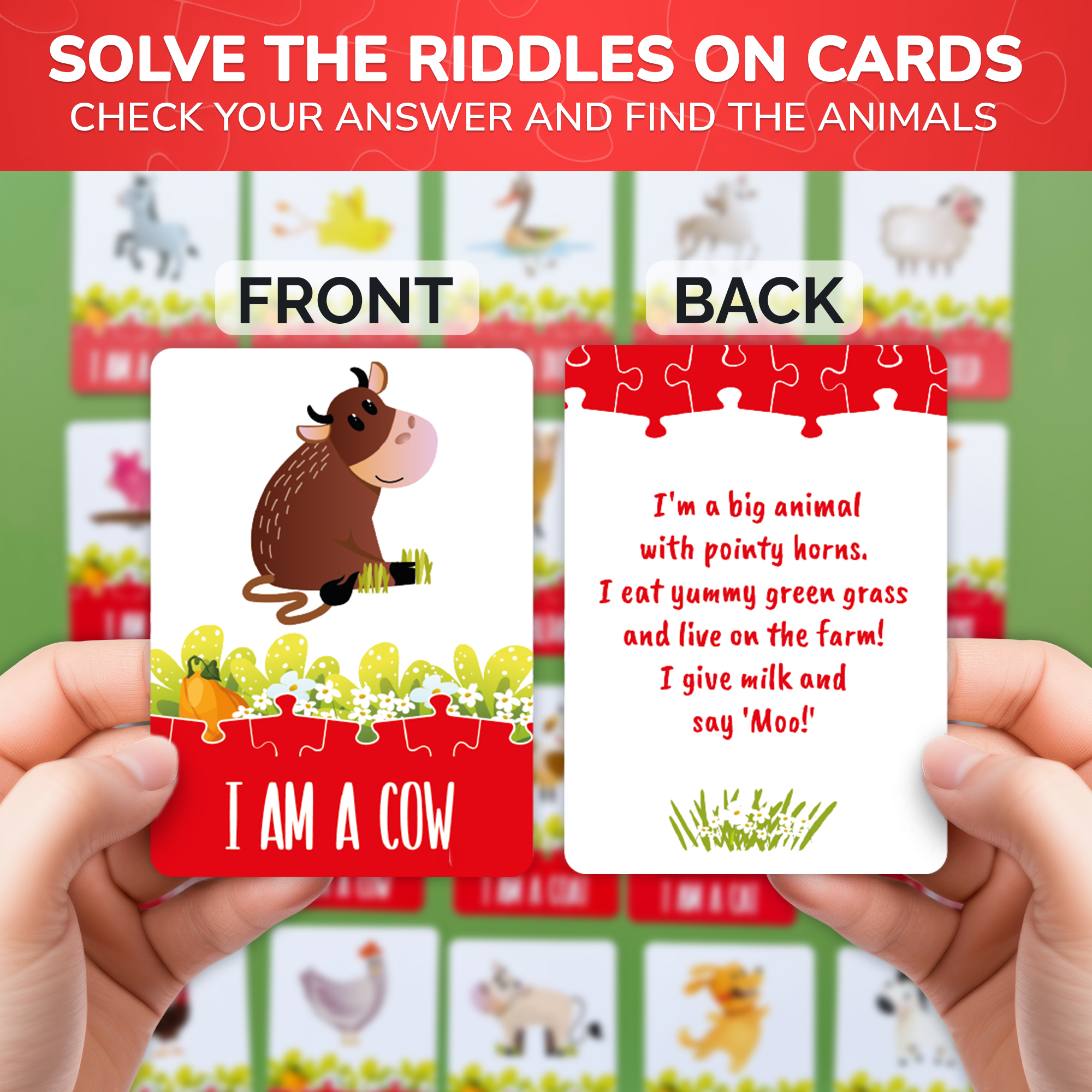 QUOKKA - Wholesale Puzzle - Kids - Search and Find Puzzle with Cards | Farm3