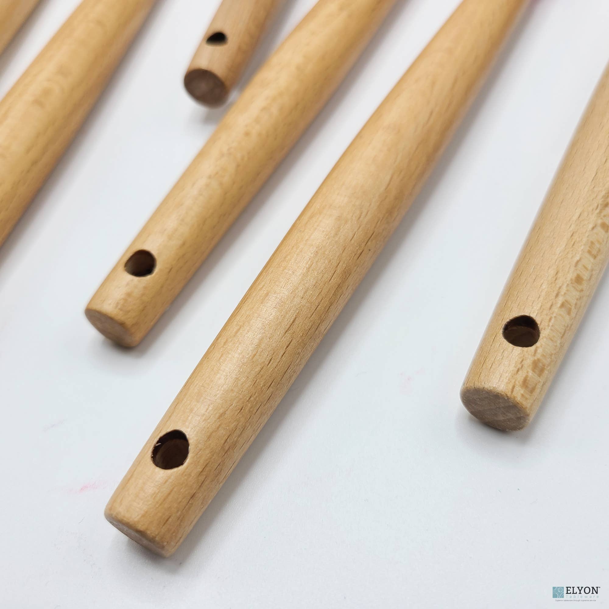 Elyon Tableware® - Wholesale Kitchen Utensil Set - 9 Piece Colored Silicone Kitchen Utensils Set - Wood Handles15