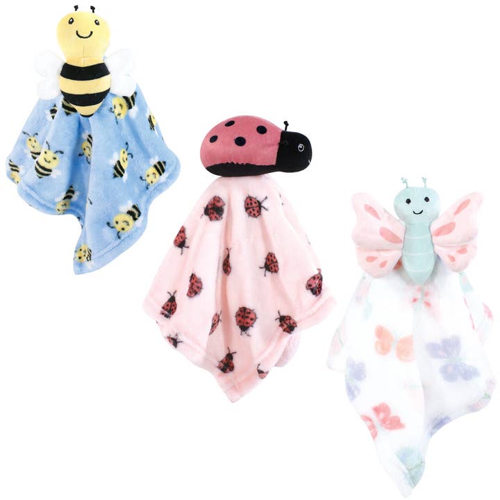 Hudson Baby Couverture de Sécurité Visage d'Animal, Lot de 3 Papillons pour la vente par BabyVision