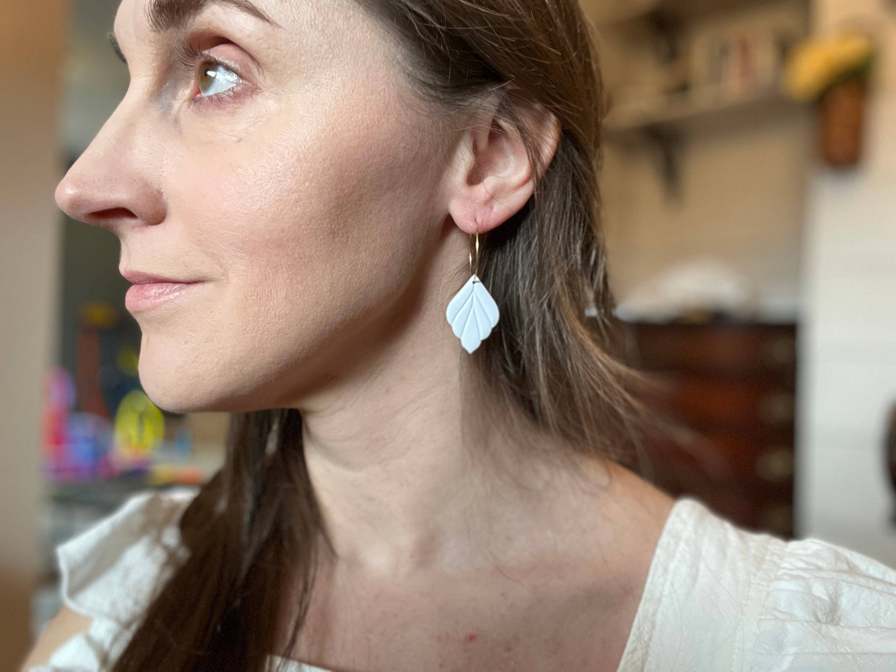 Courage & Calling - Wholesale Dangle Earrings - Flora Hoops1