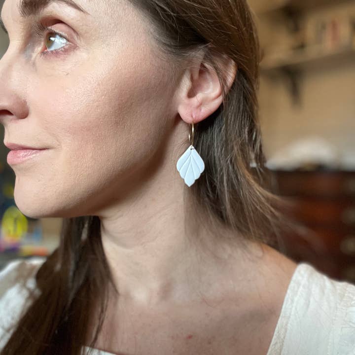 Courage & Calling - Wholesale Dangle Earrings - Flora Hoops1