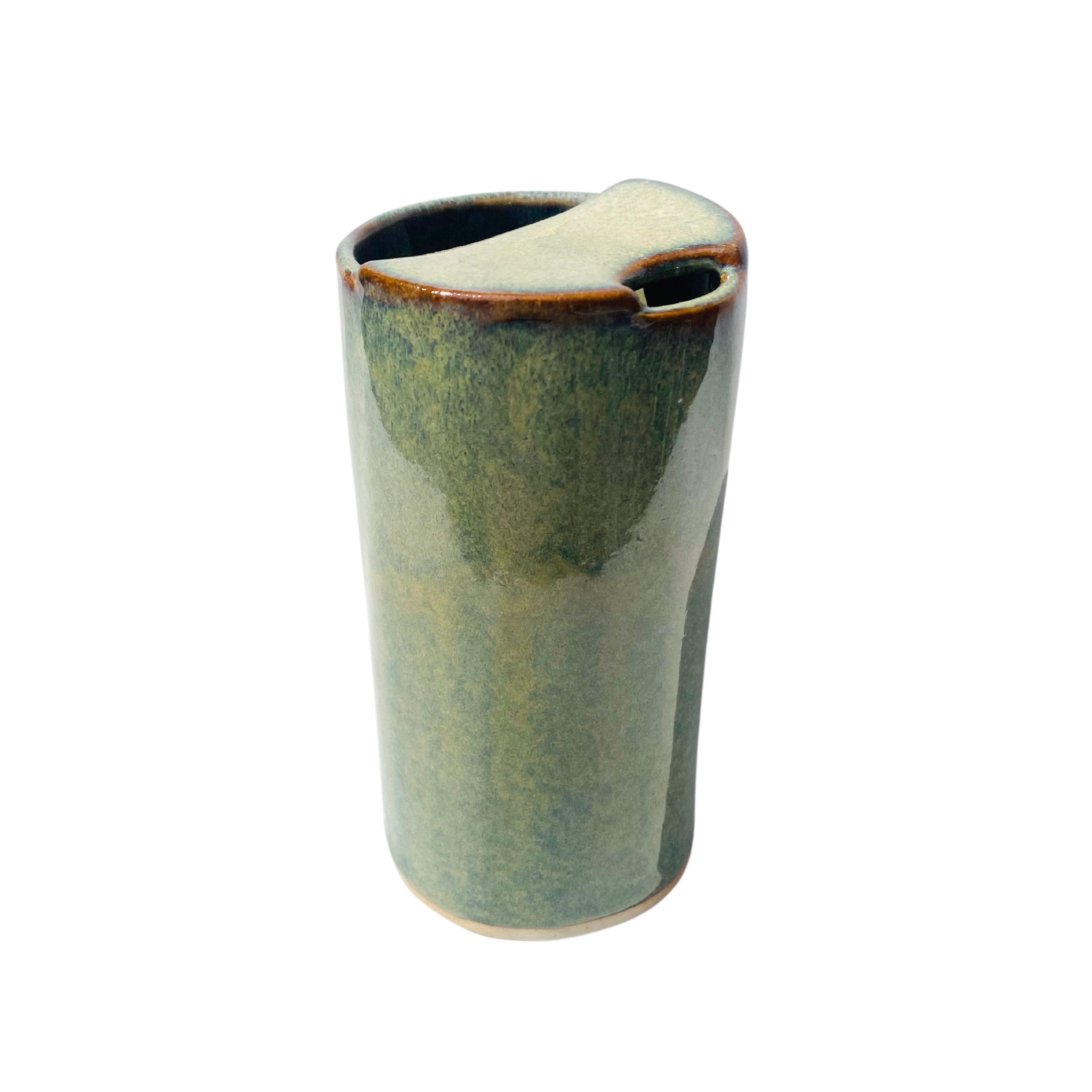 Bay Pottery - Wholesale Insulated Mug/Tumbler - Travel Tumbler 16 oz - Stoneware Pottery3