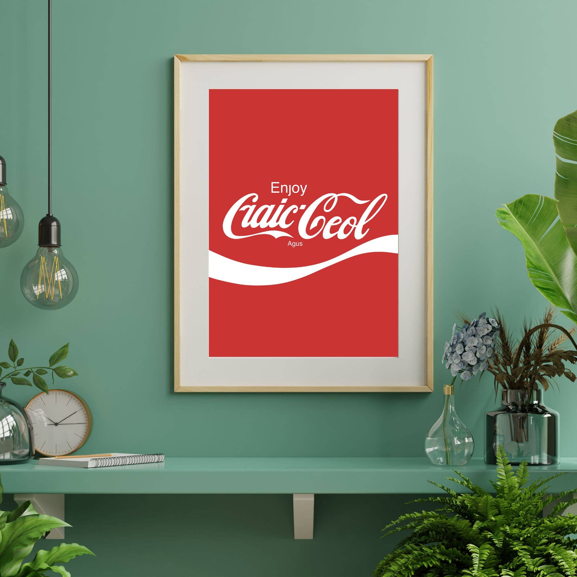 Just Add Joy - Wholesale Art Print - Craic agus Ceol A4 Wall Art Irish Print1