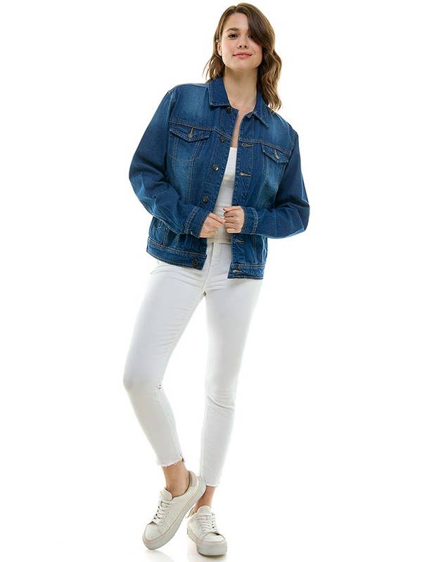 BLUE AGE - Wholesale Denim Jacket - Women's - Boyfriend's Denim jacket for the roomy and relaxed fit 22