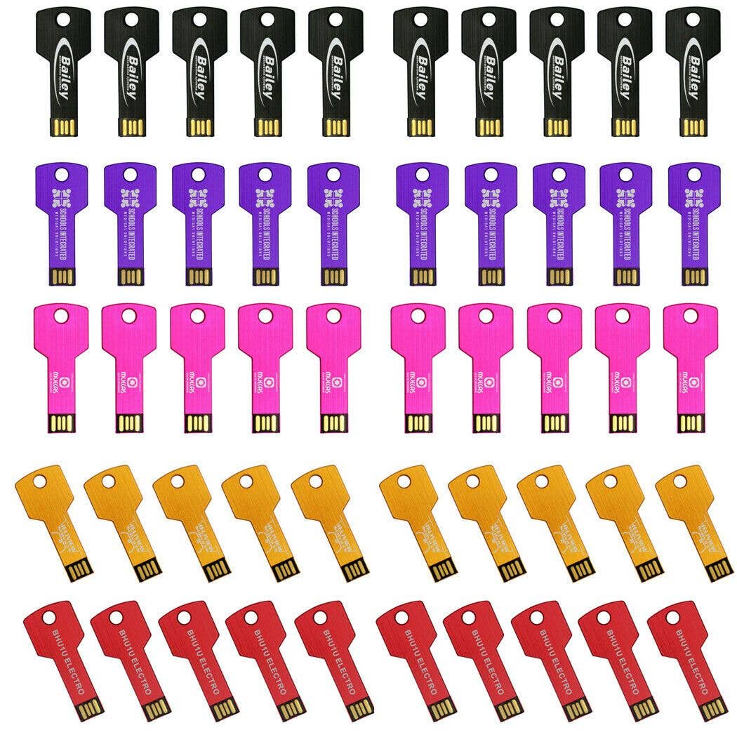 digsell - Wholesale USB Flash Drive - 50PCS 8GB Key Shaped USB Flash Drive5