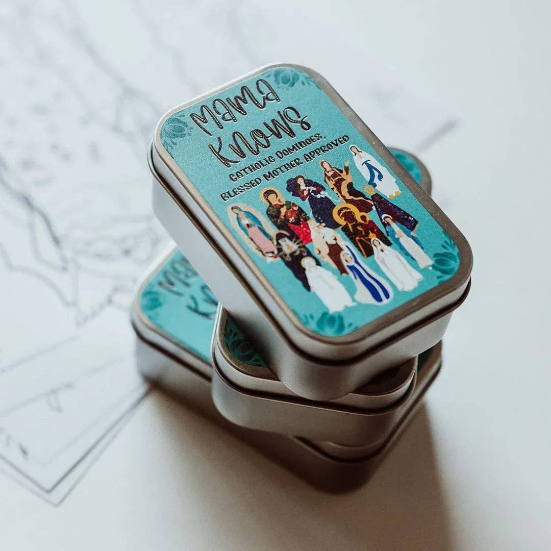 worthy of Agape - Wholesale Card Game - MamaKnows - Catholic Dominoes with the Blessed Virgin (Card Deck)9