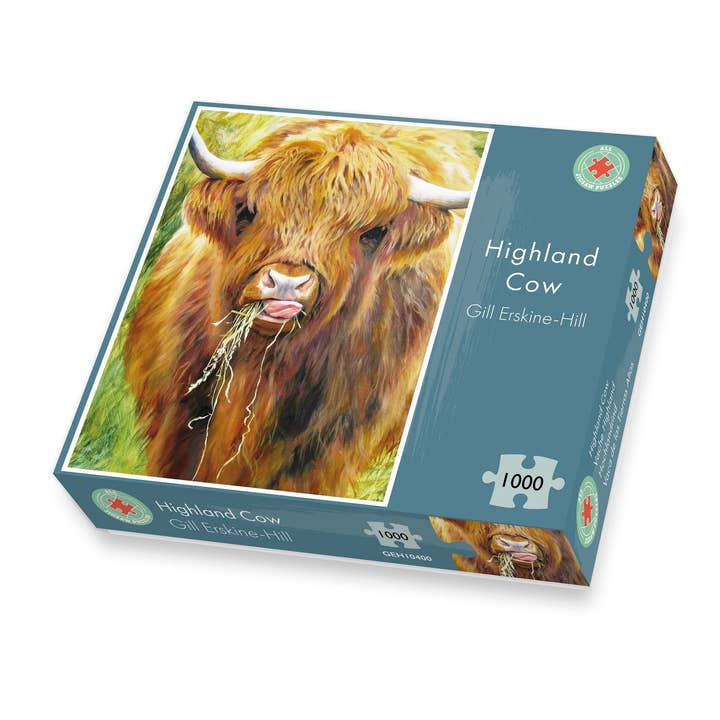All Jigsaw Puzzles - Wholesale Puzzle - Adult - Highland Cow, 1000 Piece Jigsaw Puzzle