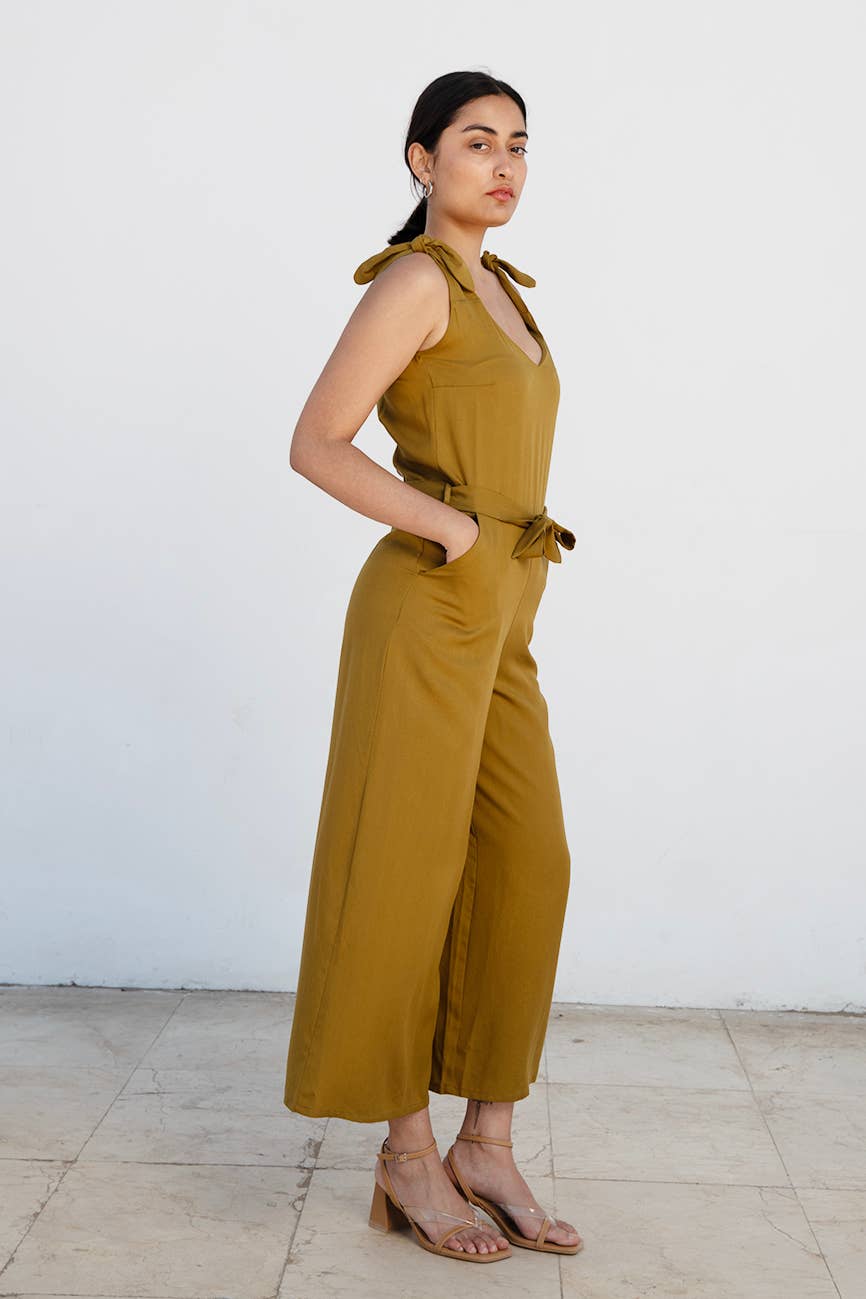 Studio Hertzberg - Venta al por mayor Peto - Mujer - Mono de Tencel FA-SA en color oliva6