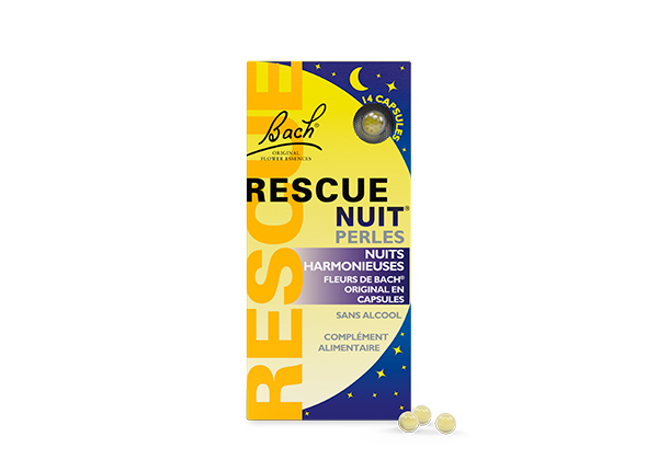 Ecohesens – Großhandel Nahrungsergänzungsmittel/Vitamin zum Einnehmen – Rescue Night Pearls – Packung mit 14 Kapseln – Bach Original0
