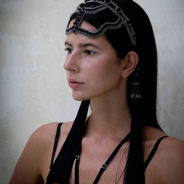 OBJECT & DAWN – wholesale Fashion headband – women's – Khutulun Modular Headband - 3 Color Variants6