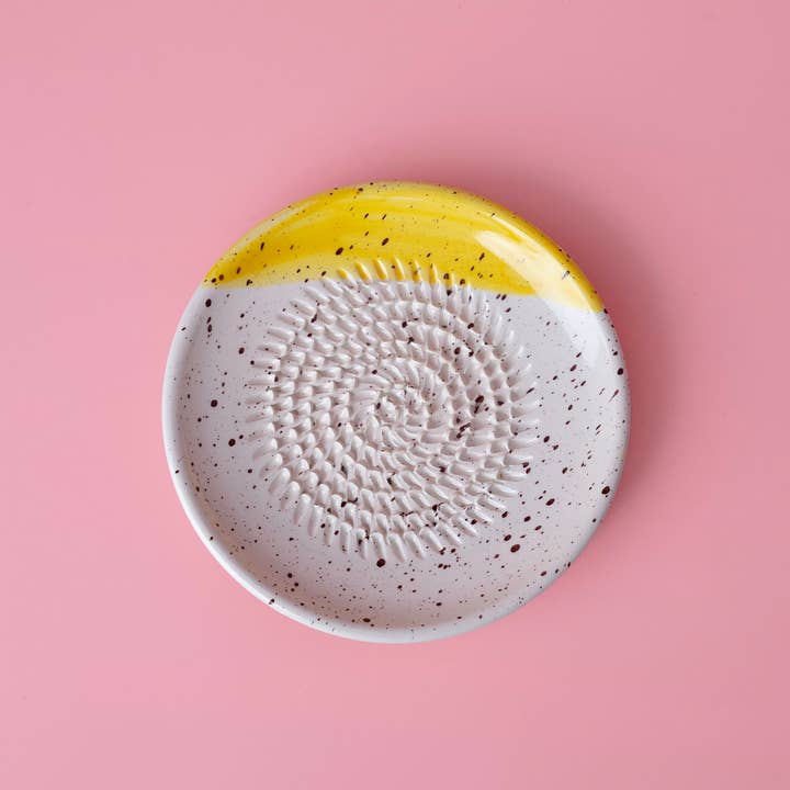 Alfar Tierra Cocida - Wholesale Grater - Small Ceramic Food Grater Plate / Cinnamon1