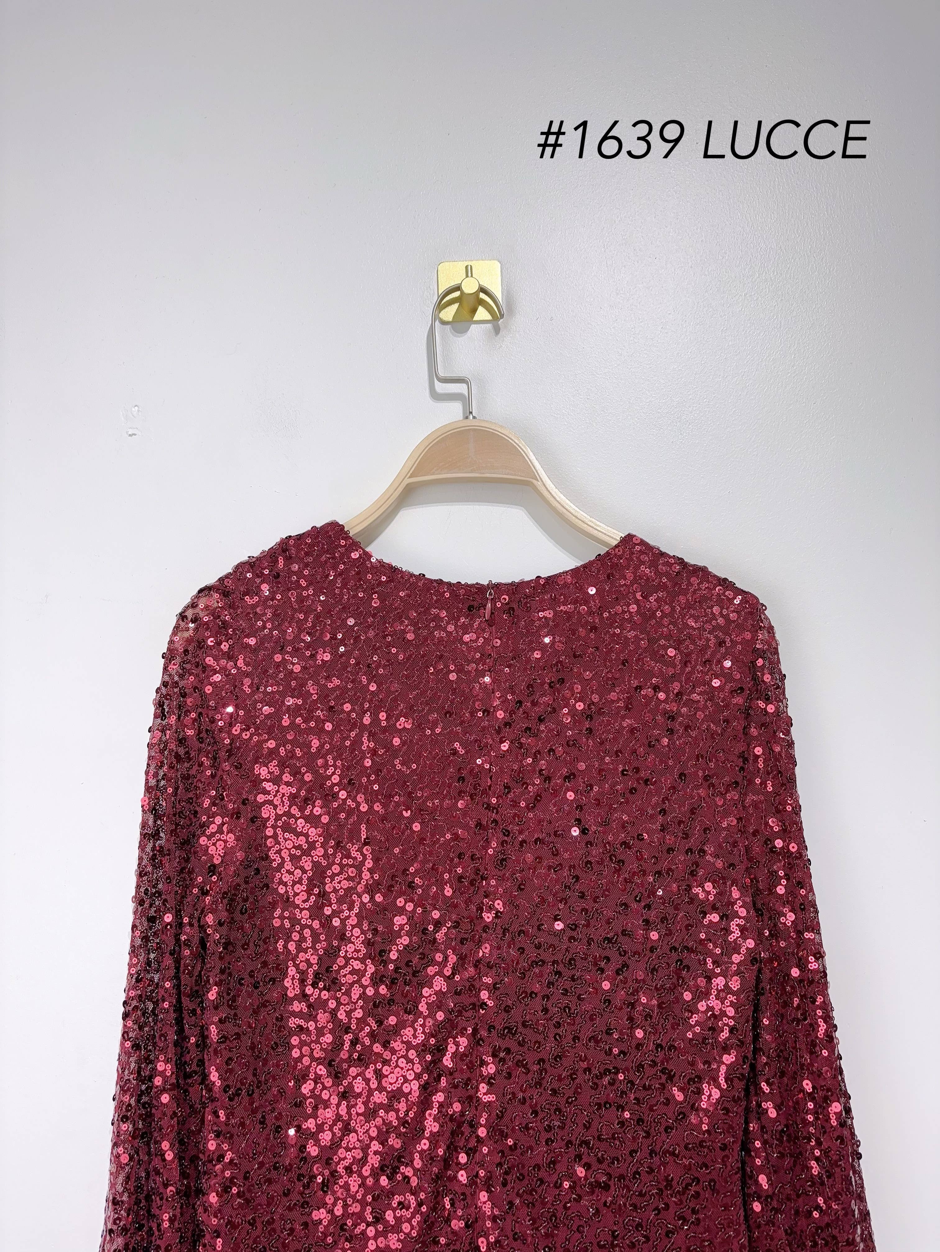 LUCCE – Großhandel Kleid – Damen – Langärmliges Paillettenkleid - 16393