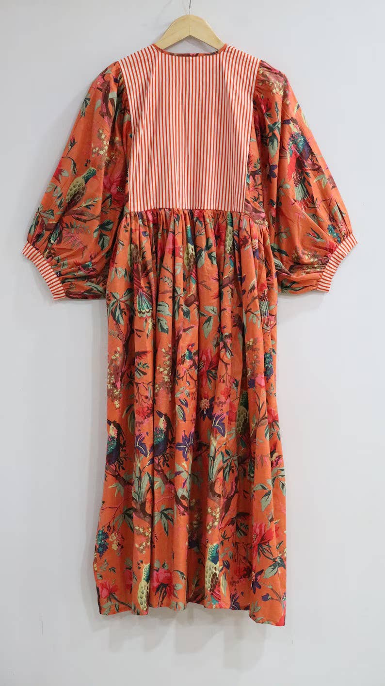 bhavnas boutique - Wholesale Dress - Women's - Holiday Casual Dress Women Wear Bird Print Dress3