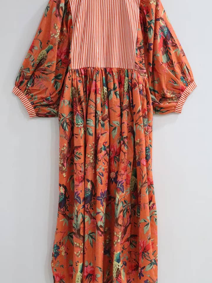 bhavnas boutique - Wholesale Dress - Women's - Holiday Casual Dress Women Wear Bird Print Dress3