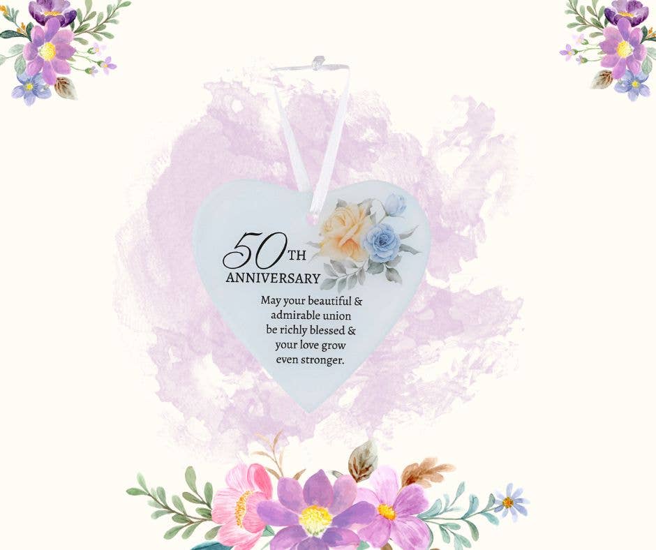 Dicksons - Vente Objets de décoration - Ornement en verre 50e anniversaire2