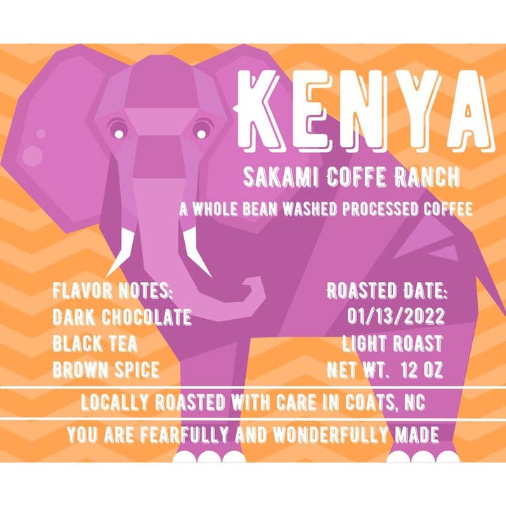 Kenya Sakami Coffee Ranch for wholesale by 129 Coffee Roasters