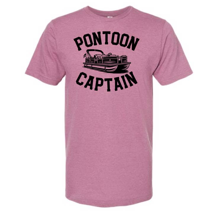 dkhandmade - Wholesale Screen Printed T-Shirt - Men's - PONTOON CAPTAIN T-SHIRT | LAKE DAY | RIVER | BEACH7