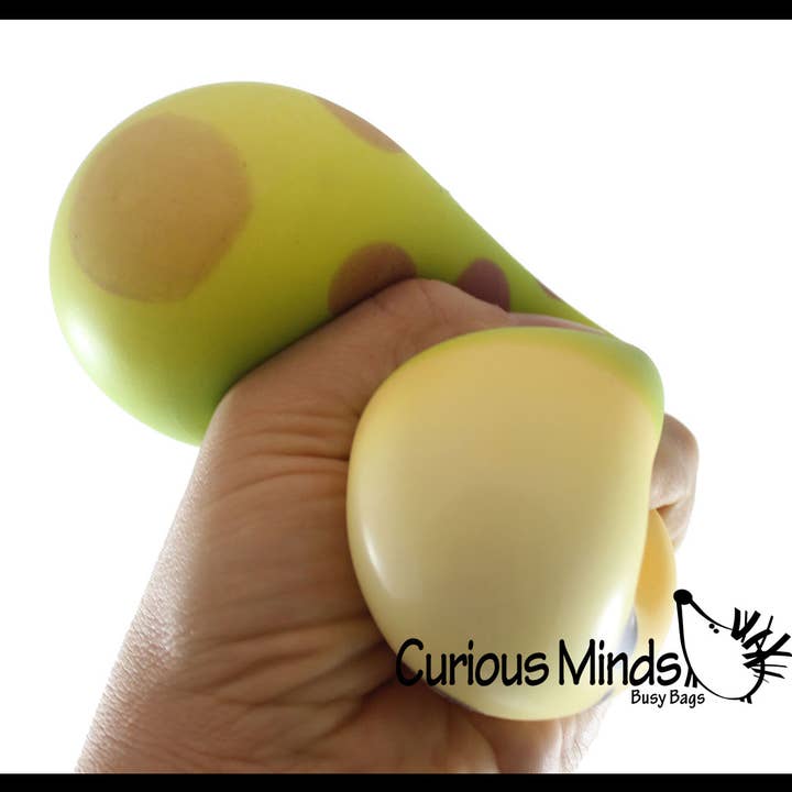 Curious Minds Toys - Wholesale Squishy Toy - Kids & Baby - 1 Mushroom Squishy Squeeze Stress Ball Soft Doh Filling - Li6