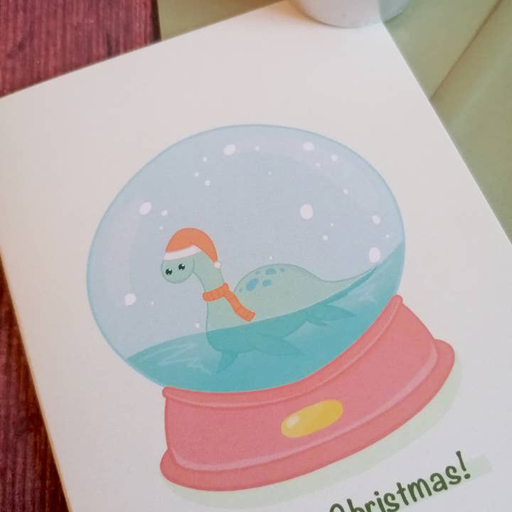 KimspirationCrafts - Wholesale Christmas card - Scottish Christmas Cards, Nessie Christmas Card, Hairy Coo1