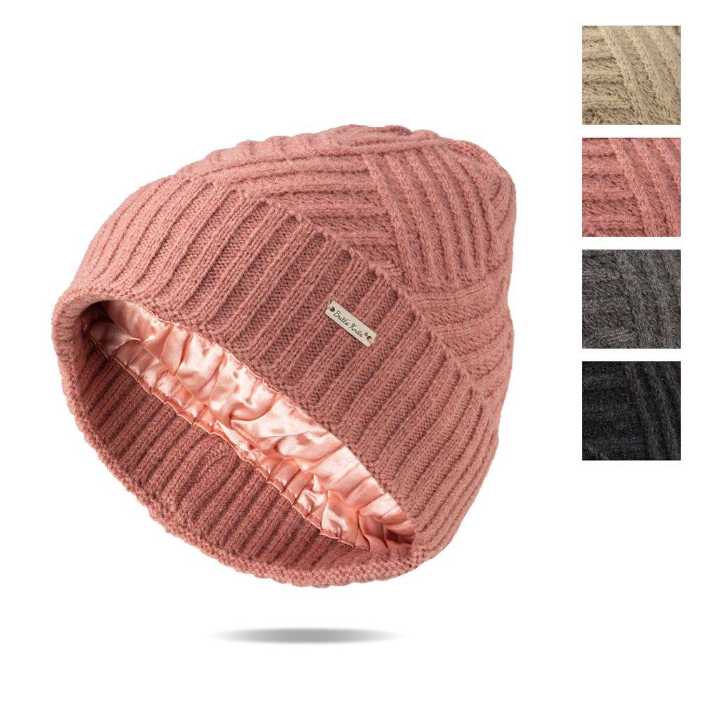 DM Merchandising – wholesale Beanie – Women's – Britt’s Knits Satin Lined Beanie Assortment2
