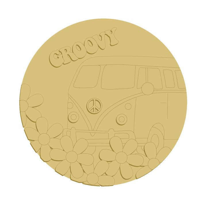 Ritaglio in legno grezzo floreale 3D Groovy Stile 1 per la vendita all'ingrosso da parte di Diverse Woodworking