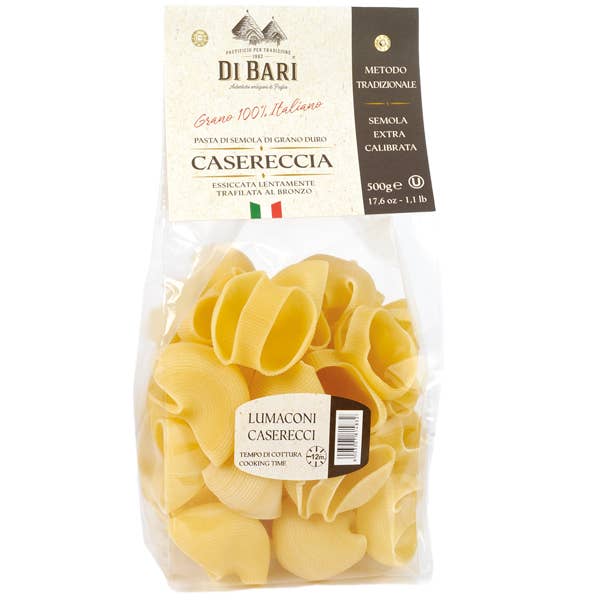 Pasta Lumaconi Caserecci Di Bari 500 gr. for wholesale by Gourmandise