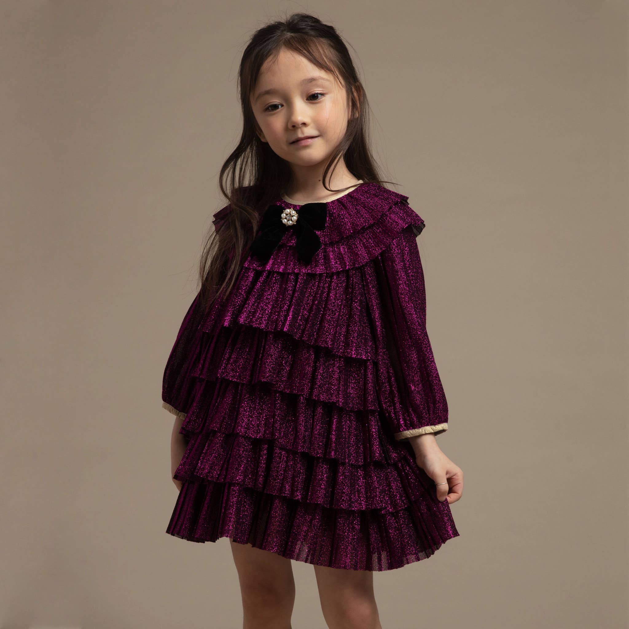 Petite Hailey – Großhandel Kleid – Kinder – Mehrlagiges Kleid23