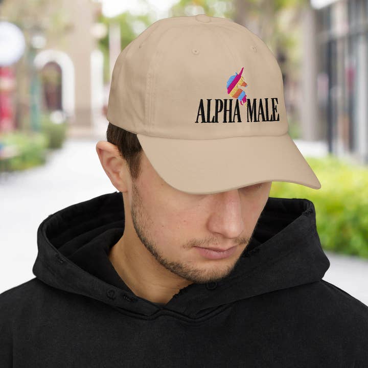 Vivtrek - Wholesale Baseball Cap - Men's - Alpha Male Unicorn Embroidered Hat, Funny Sarcastic Dad Cap3