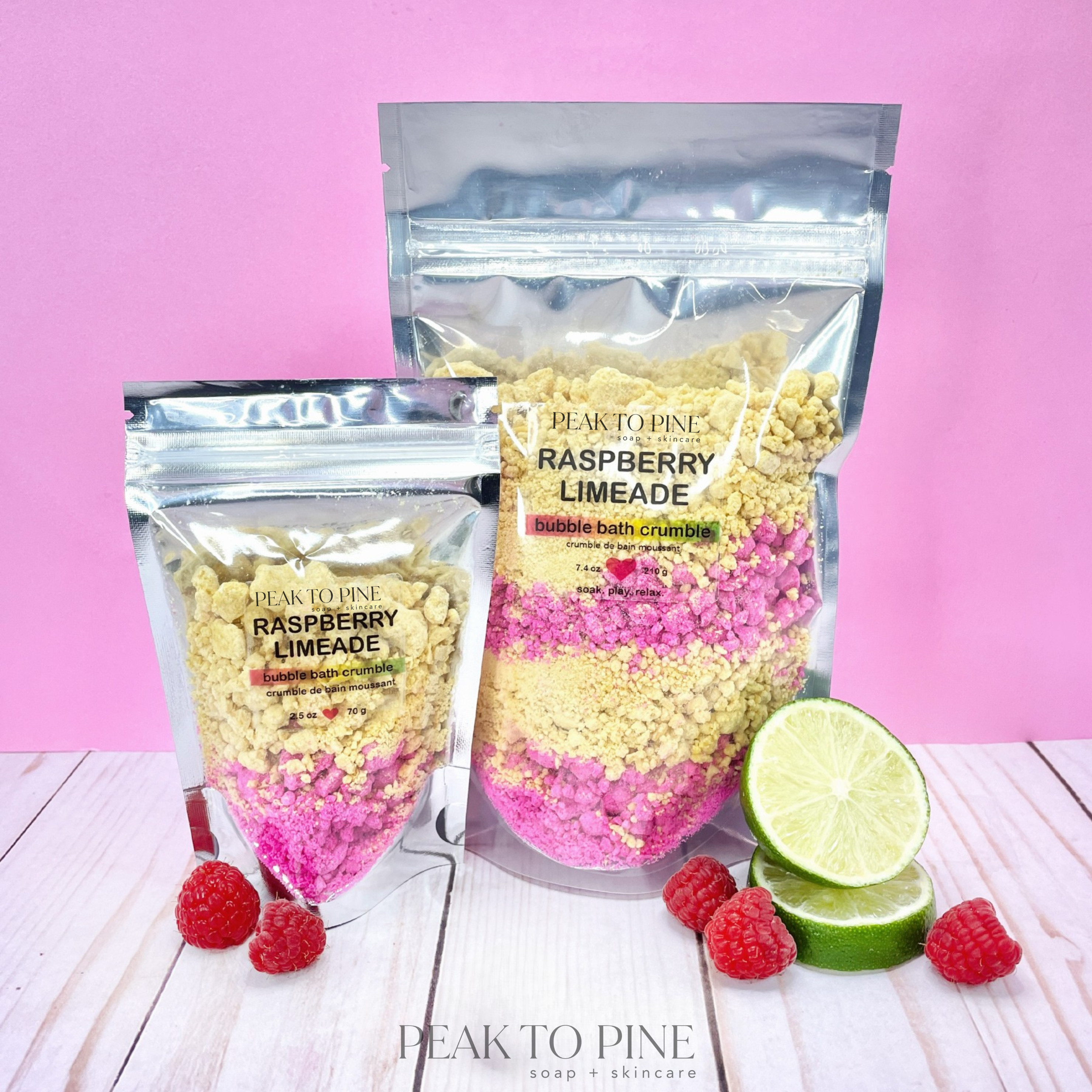 Peak To Pine Designs - Wholesale Bubble Bath - Raspberry Limeade - Bubble Bath0