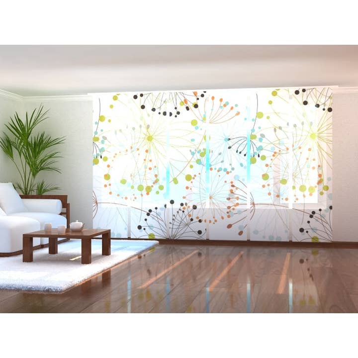 Lot de 6 rideaux à panneaux Floral Tenderness pour la vente par IlyDecor