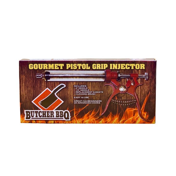 Butcher BBQ Inc - Wholesale Kitchen Tool/Gadget - Gourmet Pistol Grip Meat Injector -50cc