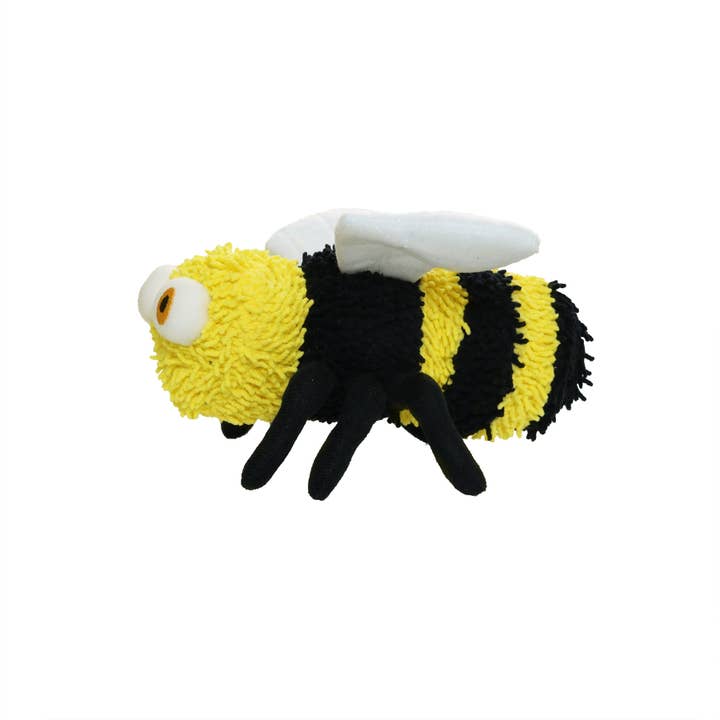 Tuffy Dog Toys - VIP Products – Großhandel Haustier-Quietschspielzeug – Hund – Mighty Microfiber Ball Med Bee, robustes, quietschendes Hundespielzeug3
