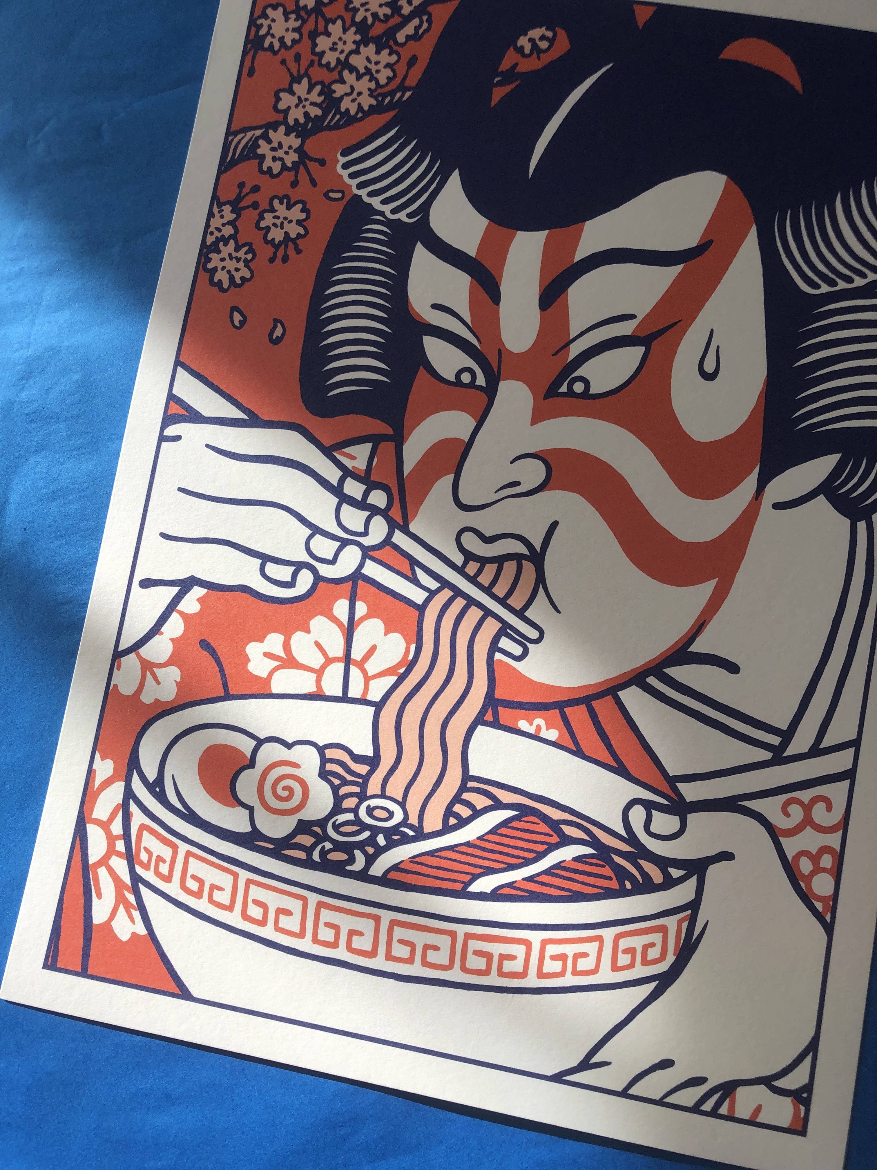 Yeaaah! Studio - Wholesale Poster - Kabuki Ramen poster (format 50x70 cm, 30x40 cm of A4)1