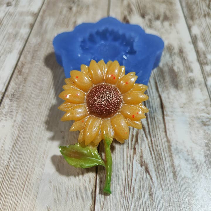 Serena Creazione di Serena Stampone - Wholesale DIY Craft Kit - Sunflower mold 6cm in silicone for resin, plaster, jesmonite7
