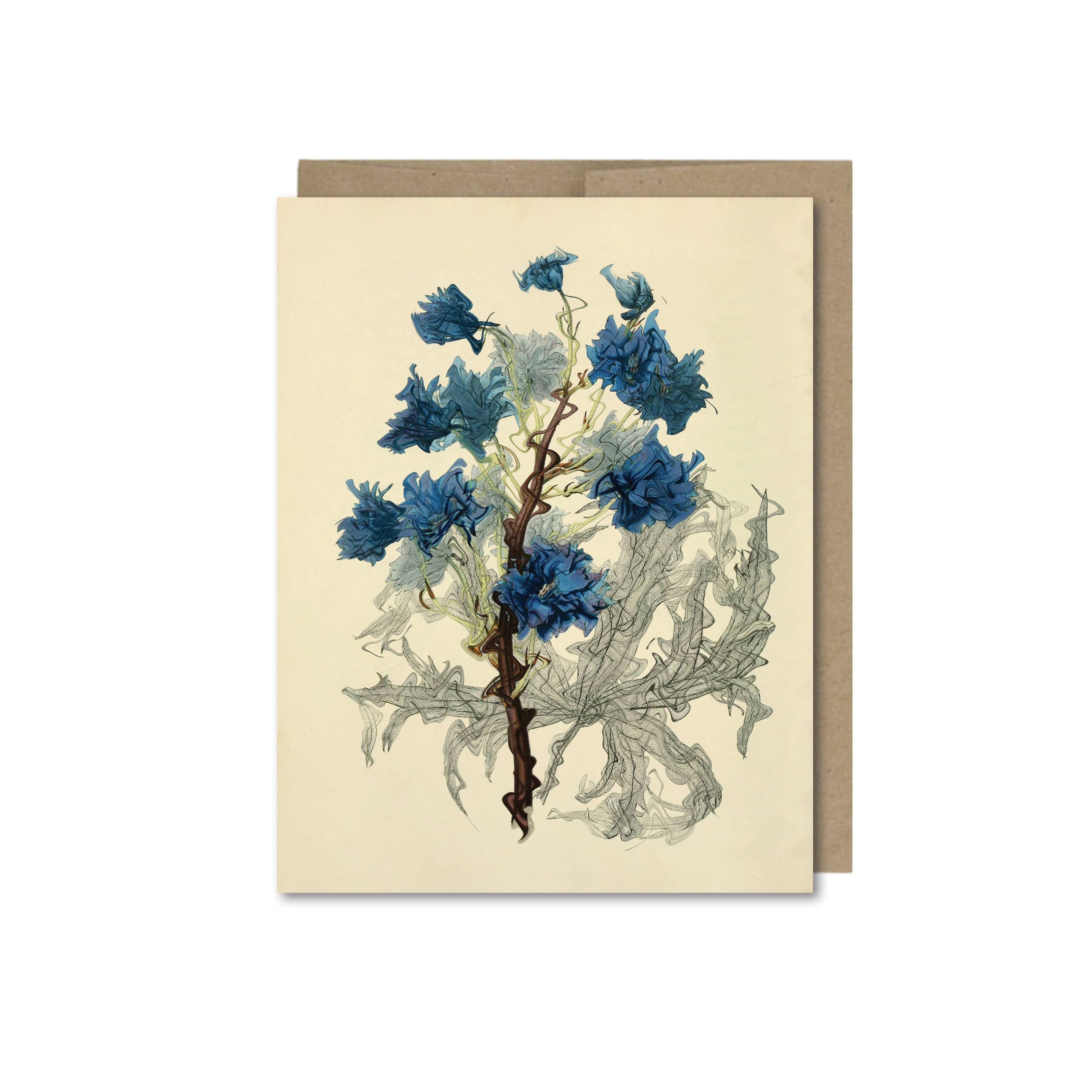 The Galek Sea - Vente Carte de vœux classique - Carte de fleurs vintage1