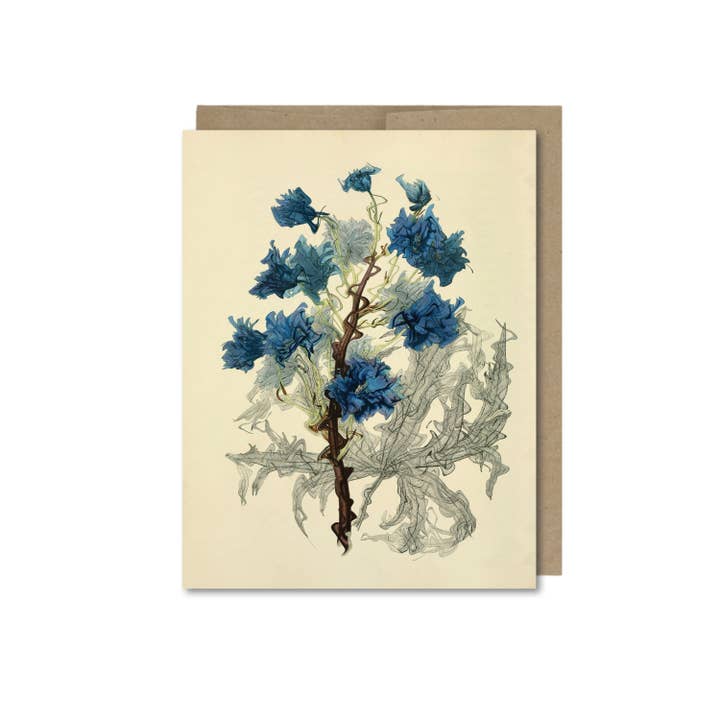 The Galek Sea – wholesale Everyday greeting card – Vintage Flowers Card1