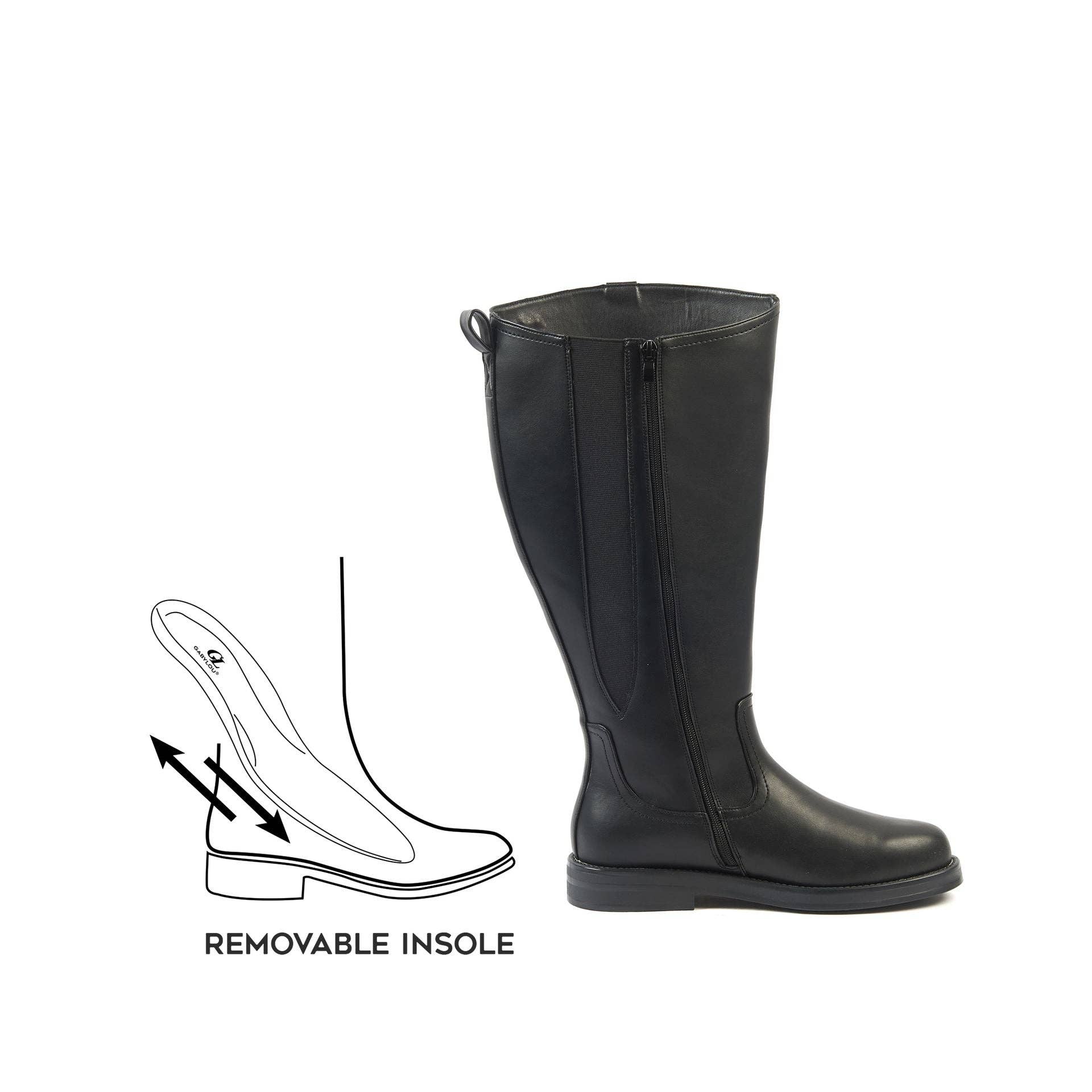 Gabylou - Wholesale Boots - Women's - 3XL Boots for Wide Calves - Model Lise25