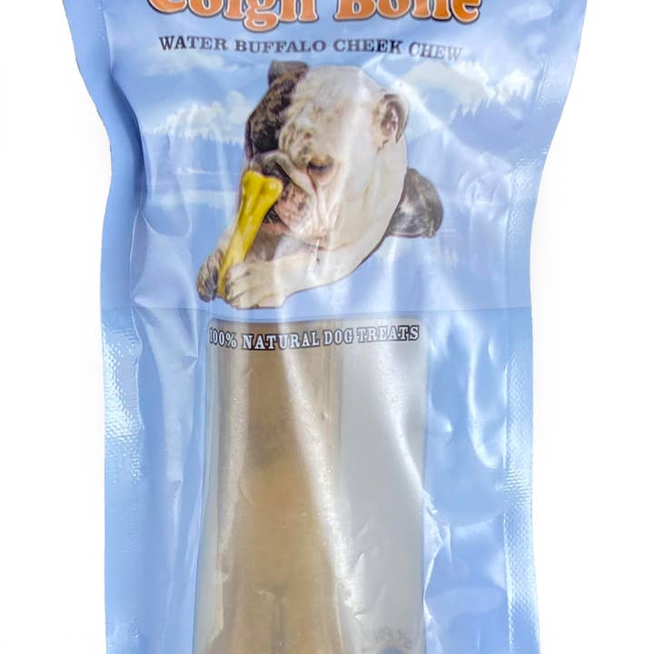 QT Dog, LLC - Wholesale Pet Treats - Dog - Colgn 6" Bone Clip Strip (12 pcs per strip)1