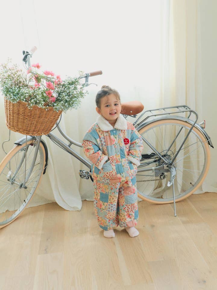 Petit Stella - Wholesale Pants - Kids - Flora Patch Cozy Cotton Pants1