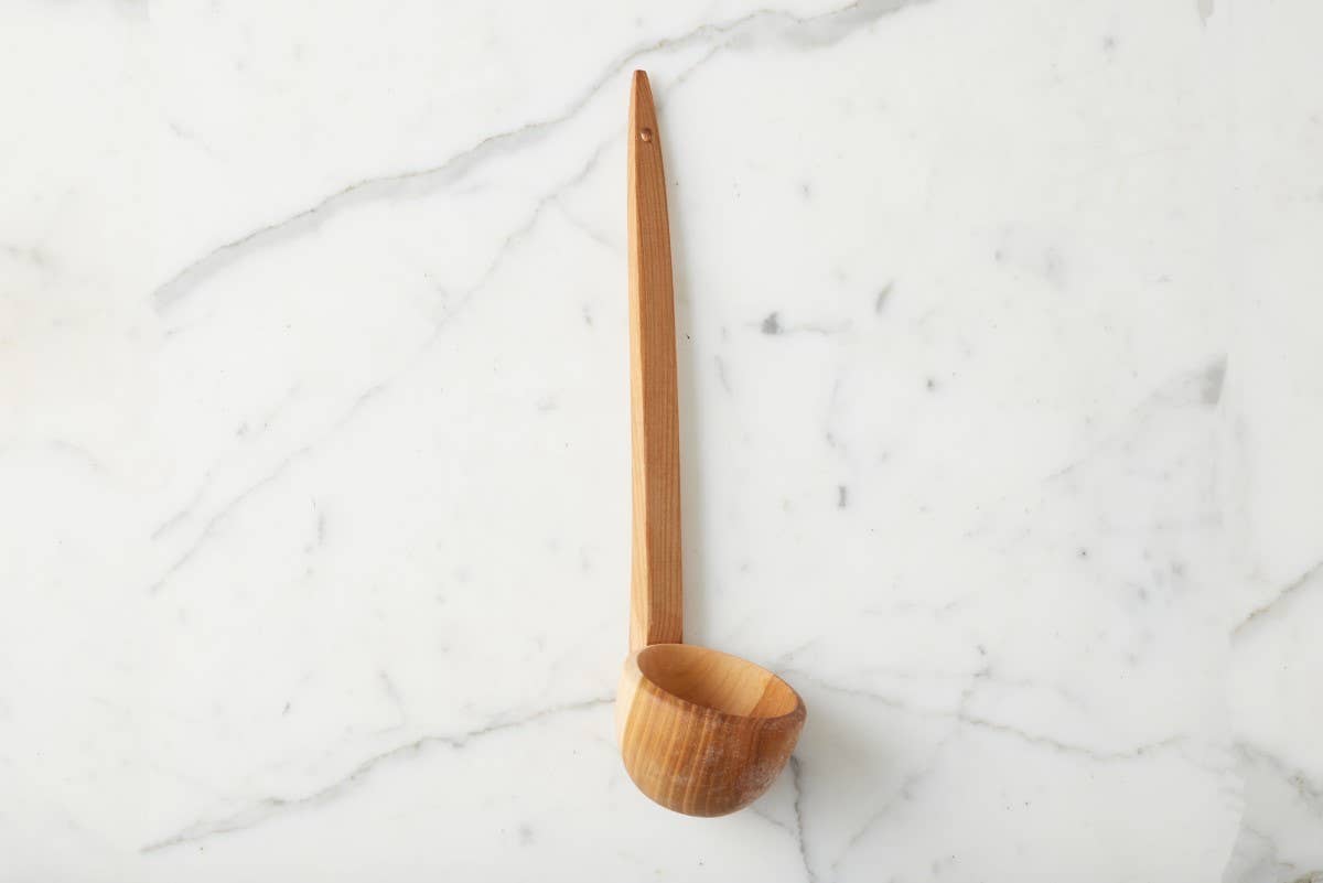 etúHOME - Wholesale Ladle - European Oversized Ladle, Cherrywood